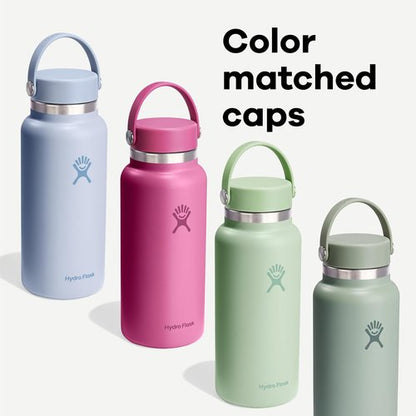 Hydro Flask Water Bottle - Insulated Stainless Steel, Leakproof & Refillable - 32 Oz Agave Green