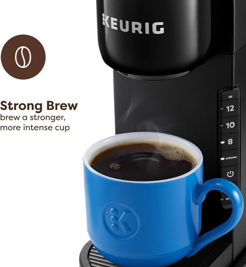 Keurig K-Express Coffee Maker - Single Serve K-Cup Pod Brewer with 3 Brew Sizes & Strong Button | 42oz Reservoir, Black