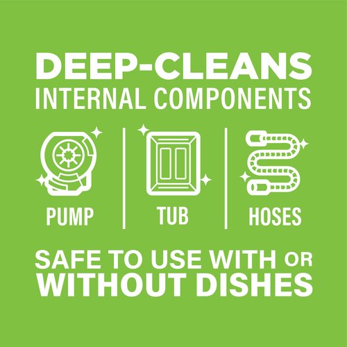 Affresh Dishwasher Cleaner, Helps Power Away Odor Causing Bacteria, Limescale, Mineral Deposits & Grime Inside Pump, Tub & Hoses, 6 Tablets, 6 Month Supply