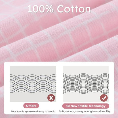 Yoofoss Baby Swaddles for Newborns 100% Cotton, Adjustable Swaddle 0-3 Months 3 Pack Newborn Swaddle Sack, Breathable Soft(Small)