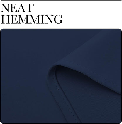 NICETOWN Blackout Curtains - Light Blocking Thermal Insulated Drapes for Kid's Room | Navy, 42 x 63 Inch (1 Pair)