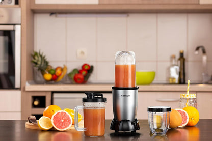 Skiennix High-Speed Blender - Silver Bullet Blender with Extra Cups for Smoothies | Perfect for Home, Gym & Work