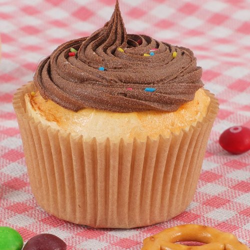 Caperci Cupcake Liners - Greaseproof Baking Cups for Weddings & Parties | 200 Count Natural