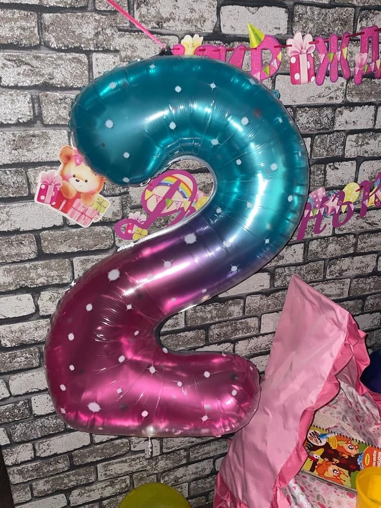 Starry Sky 5 Balloon - 40 Inch Number 5 Birthday Balloon Decorations | Perfect for 5th Birthday Parties
