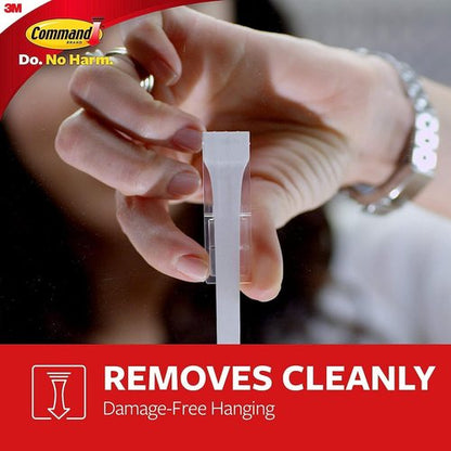 Command 10 lb XL Heavyweight Hook - Damage-Free Hanging Solution with 2 Wall Hooks & 6 Adhesive Strips