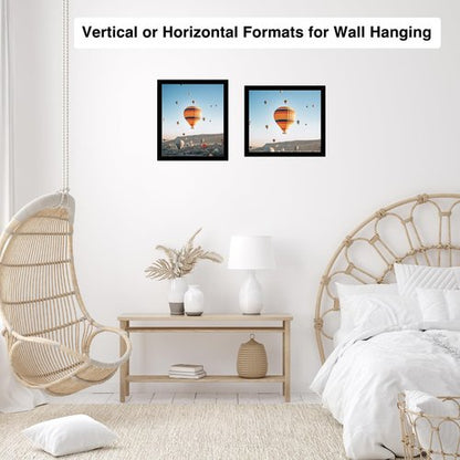 JCJMY 10x12 Picture Frame Black for Wall Hanging, Wall Mounting Horizontally or Vertically, 10 x 12 Wall Gallery Poster Photo Frame with Shatter Resistant Plexiglass, Black