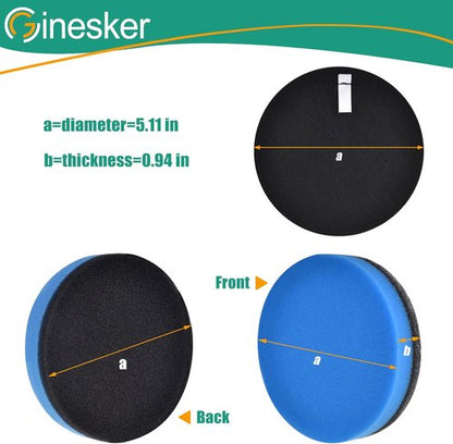 Bissell Replacement Filter Set - Compatible with Cleanview Pet Vacuums 2252, 2254, 2256, 2258 | High-Quality Performance