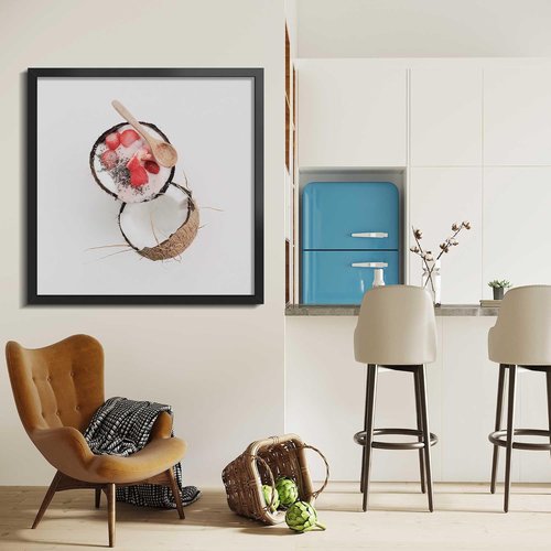 LaVie Home 30x30 Black Picture Frame - Modern Wall Display for Special Occasions | Horizontal Orientation