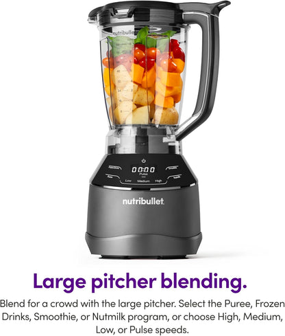 Nutribullet Triple Prep System - Versatile Kitchen Blender with 3 Cup Sizes | Sleek Black Design