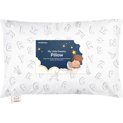 My Little Dreamy Toddler Pillow - Organic Cotton Travel Pillow with Soft, Breathable Pillowcase | 13x18 Inches for Ages 2-5