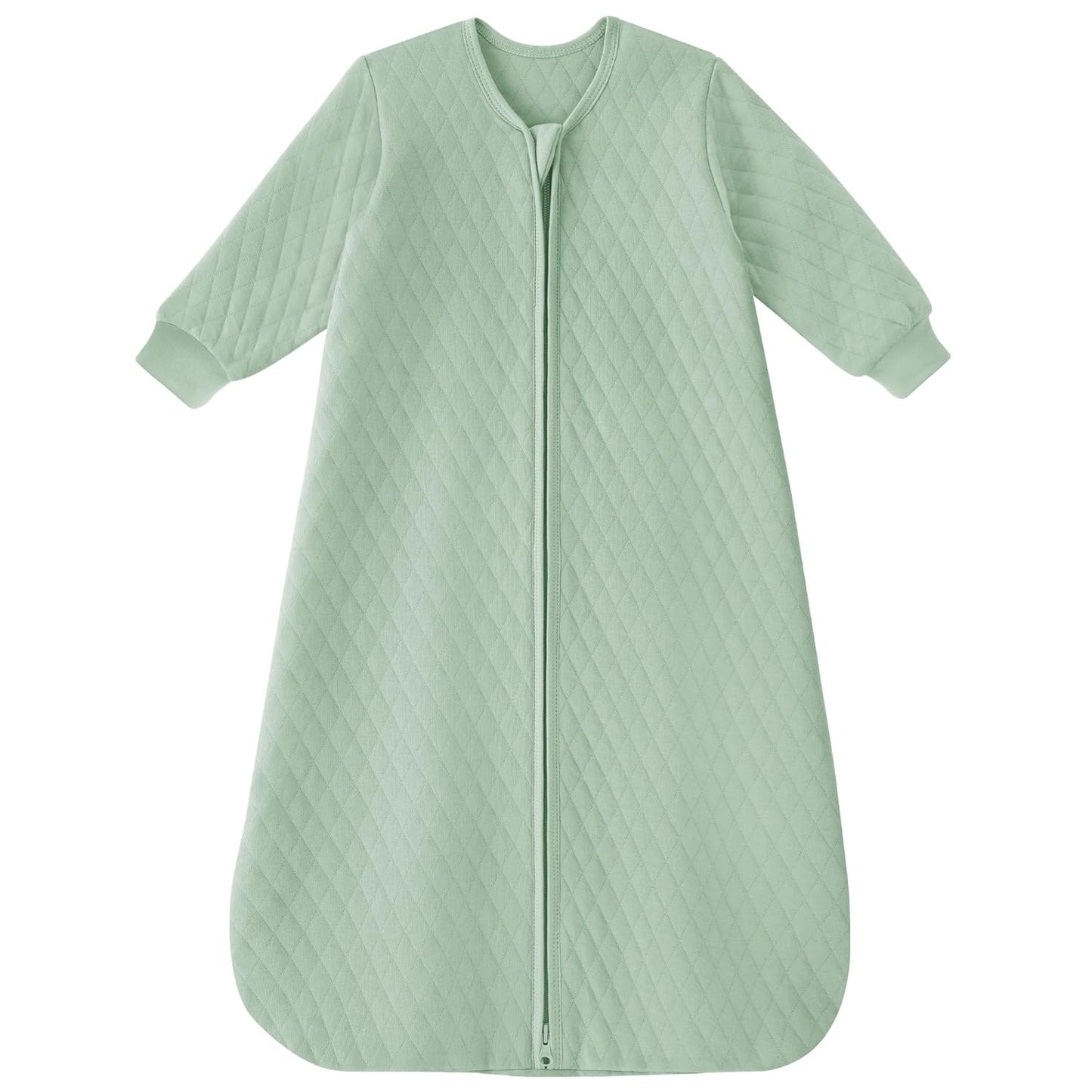 Yoofoss Baby Sleep Sack - Organic Cotton Wearable Blanket for Newborns | 0-6 Months, 1.0 Tog, Long Sleeve