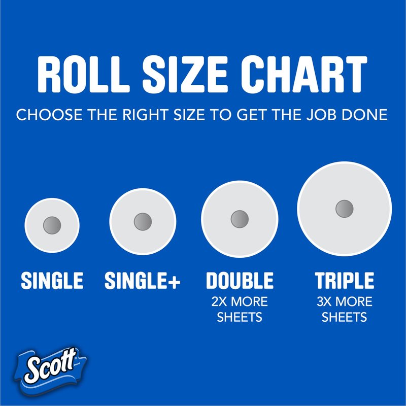 Scott Paper Towels, Choose-A-Sheet, 12 Double Rolls = 24 Regular Rolls (100 Sheets Per Roll)