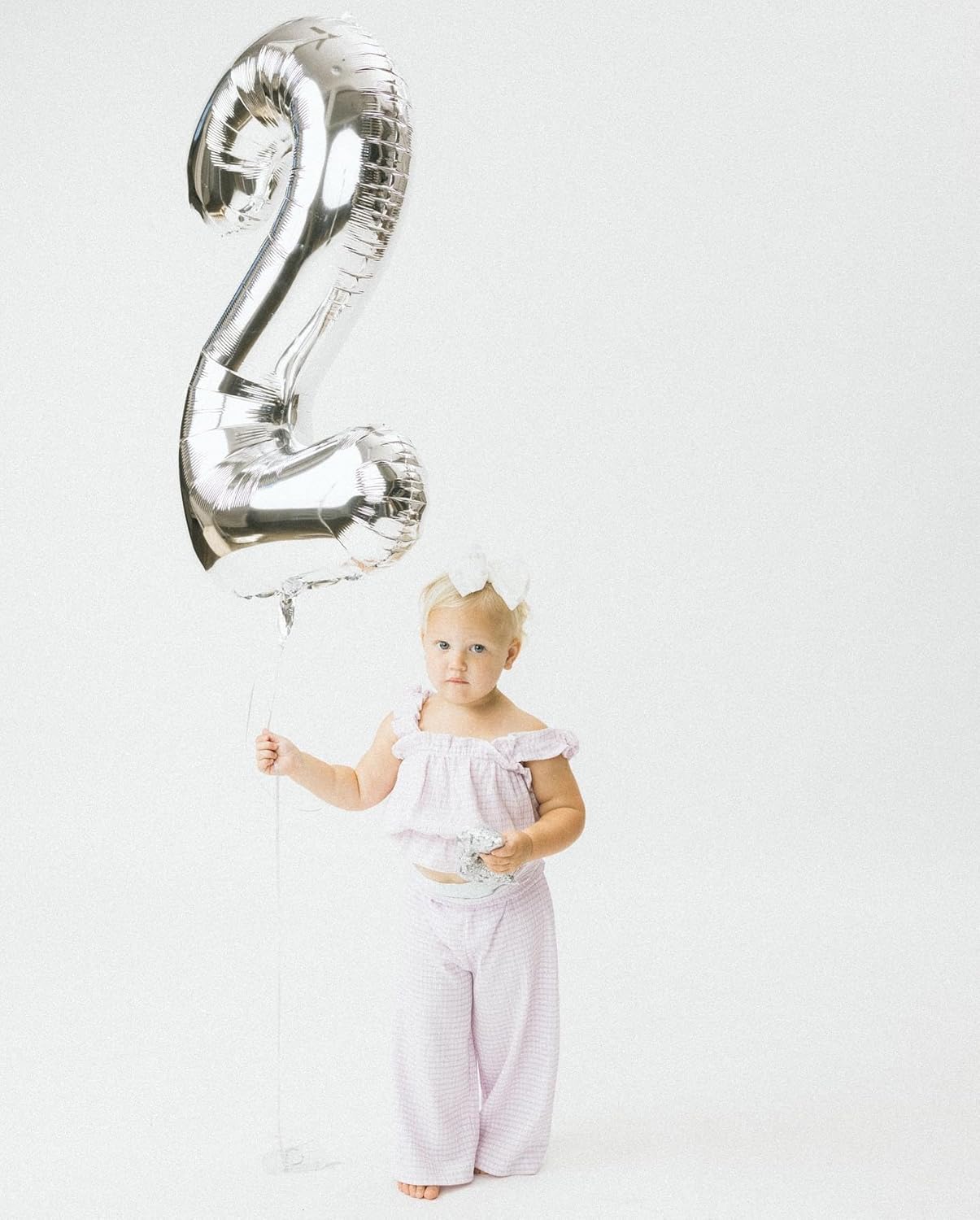 Silver Number 12 Balloon - 40 Inch Giant Foil Balloon for 12th Birthday Party Decorations