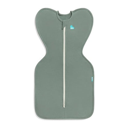 Love to Dream Swaddle Up Transition Swaddle - Patented Zip-Off Wings for Safe Baby Rolling | 1.0 TOG, 13-19 lbs, Deep Olive