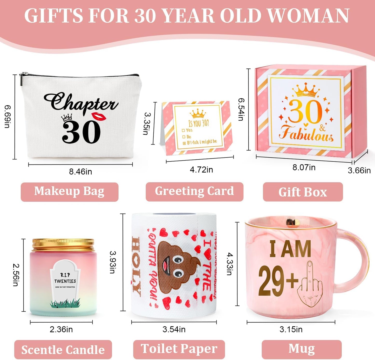 Regine Switzerland 30th Birthday Gifts for Women - Funny Coffee Mug & Makeup Bag Set