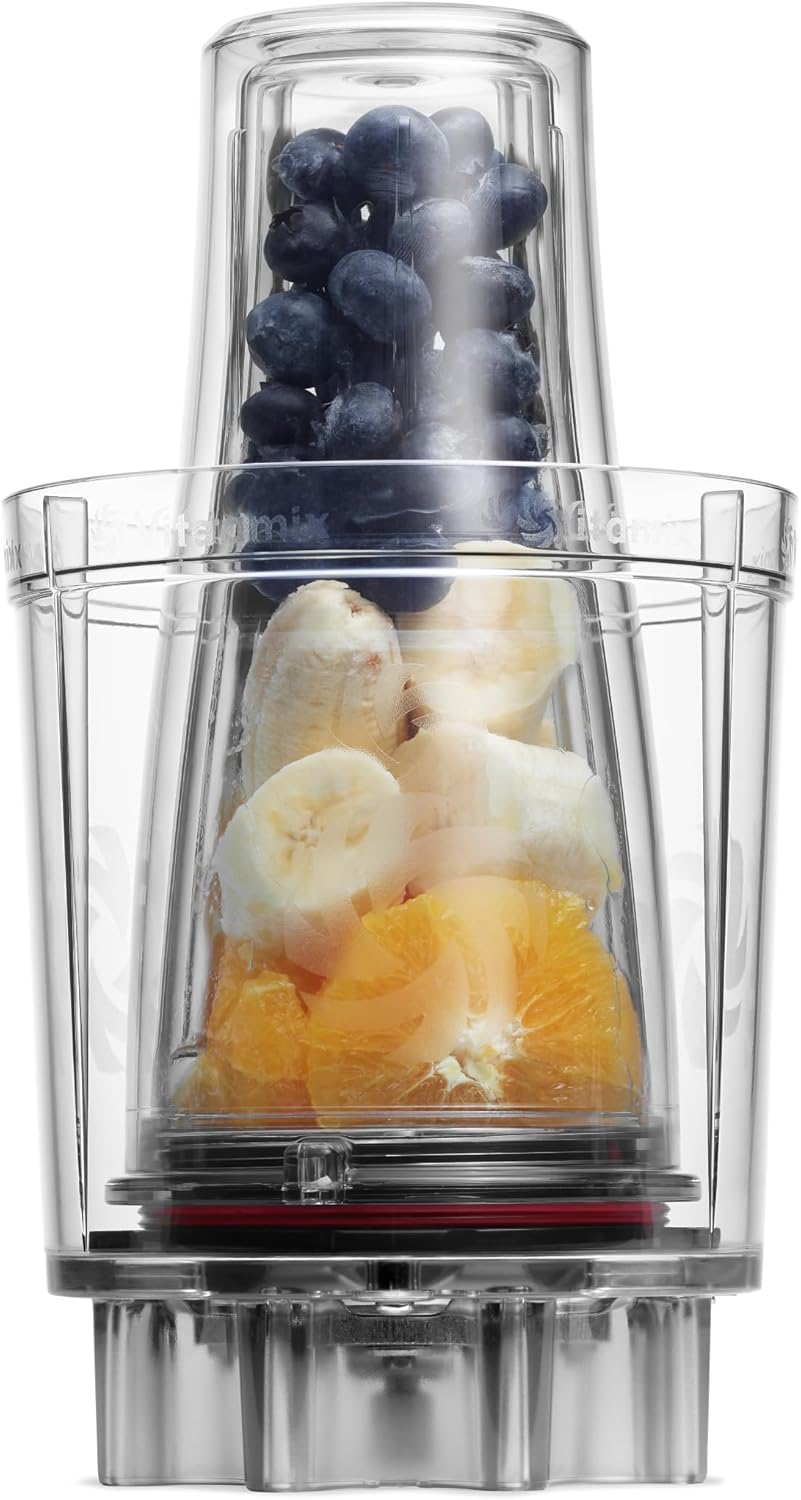 Vitamix Personal Cup Adapter - BPA-Free Blender Cups with Stainless Steel Blades | Includes 2 Lids, 20-Ounce Size
