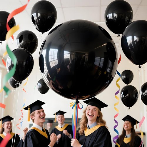 LEEZZIZZ 36-Inch Jumbo Latex Balloons - 9 Pack for Kids' Party, Wedding & Birthday Decorations