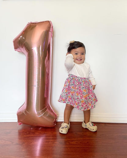 Rose Gold Number 11 Balloon - 40 Inch 11th Birthday Decorations for Girls & Boys