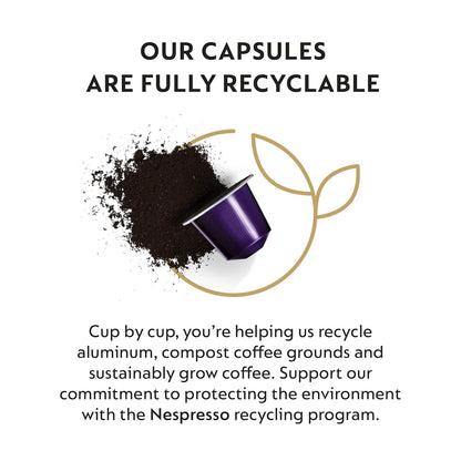 Nespresso Ispirazione Favorites Variety Pack - Medium & Dark Roast Espresso Coffee Pods | 50 Count