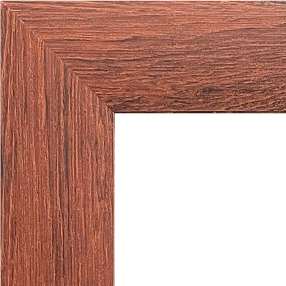 Netflix KPop Demon Hunters Wall Poster - Framed Mahogany, 22.4L x 14.7W for Stylish Decor