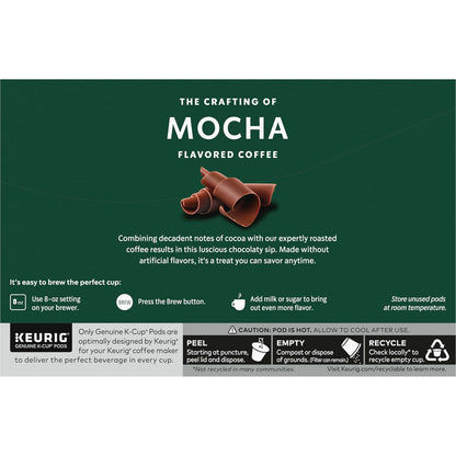 Starbucks K-Cup Coffee Pods - Flavored Mocha for Hot or Iced Coffee | 60 Count