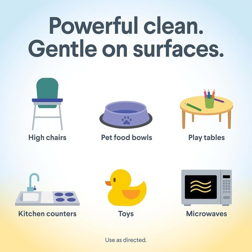 Clorox Free & Clear Cleaning Wipes - Light Lemon Scent, 75 Count, Pack of 3