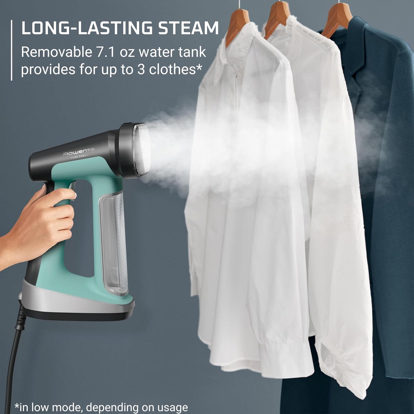 Rowenta Handheld Steamer - 2-in-1 Steamer & Iron with 1875W Power | Lightweight & Auto-Off Feature