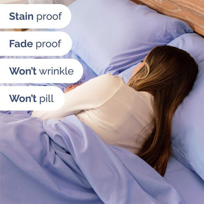 Comfy Twin Size 3 Piece Sheet Set by [Brand Name] | Breathable & Cooling Luxury Bedding - Ultra-Soft, Deep Pockets - Lavender