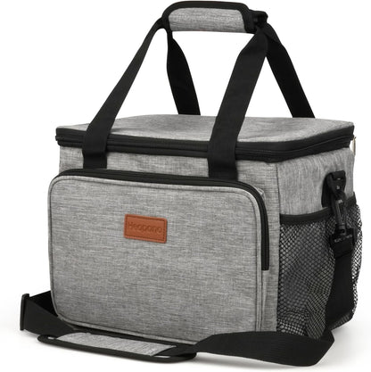 Skiennix Insulated Lunch Box - Leakproof Cooler Bag with Multi Pockets & Adjustable Strap | Perfect for Work, Beach & Picnic