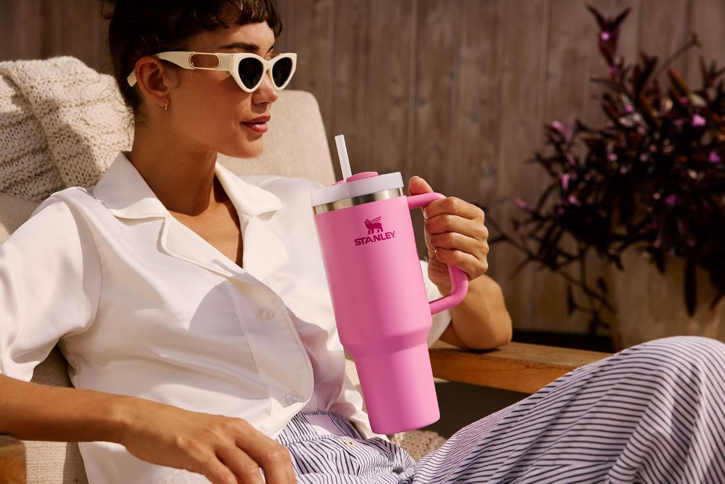 STANLEY Quencher H2.0 Tumbler - 40 oz Dawn Spiral | Insulated Design for Ultimate Hydration
