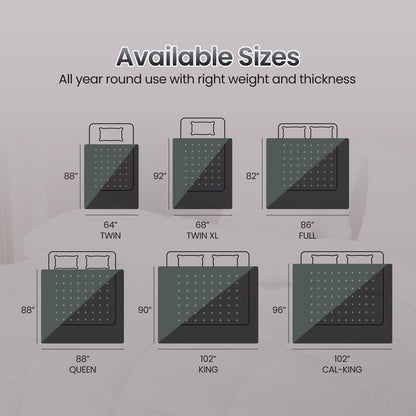 Utopia Bedding Queen Comforter Duvet Insert, Reversible Black/Grey Quilted Comforter with Corner Tabs, Box Stitched Down Alternative Comforters Queen Size 88 x 88 inches