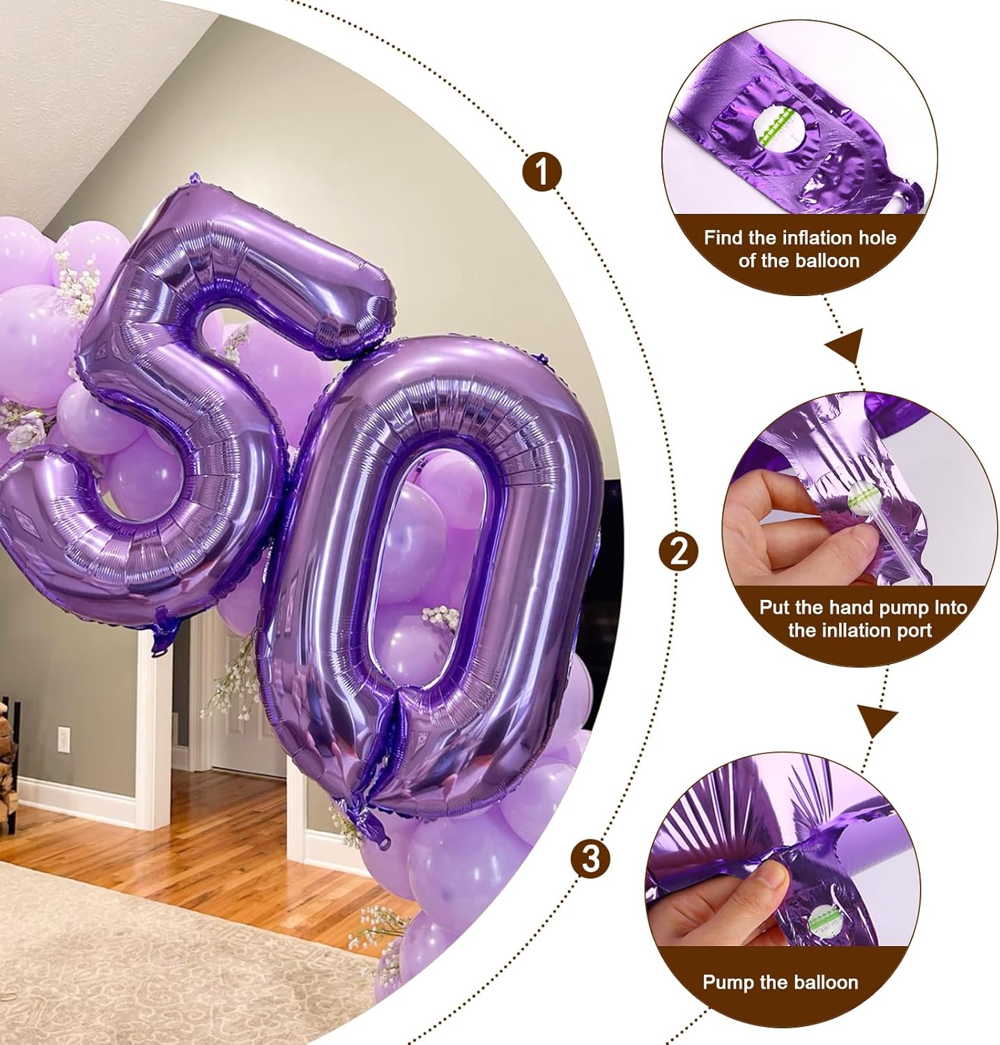Number 18 Balloons - 40 Inch Purple Birthday Decorations for Celebrations | Perfect for Weddings, Graduations & Anniversaries