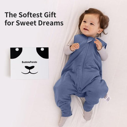 BubblePanda Modal Toddler Sleep Sack with Feet 12-24 Months 1.0 Tog Super Soft Sleep Bag Walker with Legs 1t-2t for Babies 2-Way Zipper Baby Wearable Blanket