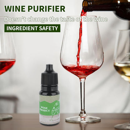 Wine Sulfite Remover Drops, Clerona Wine Filter Drops, Wine Filters for Histamines and Sulfite, the Wine Purifier, Naturally Eliminate Wine Sensitivities and Allergies, (Bottle of 1)