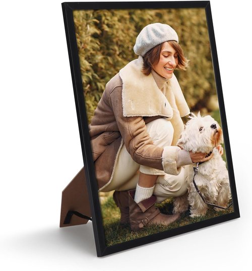 Giftgarden 11x14 Picture Frame - Elegant Black Thin Frame for Wall or Tabletop Display