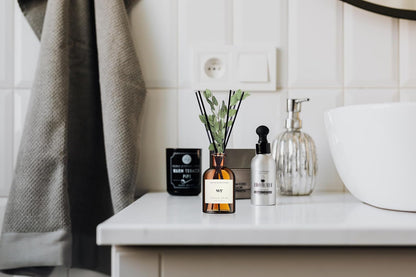 Weald Tribe Reed Diffuser Set - Eucalyptus & Mint Scent | 4.0 fl oz Home Fragrance with Sticks for Bathroom & Office Decor