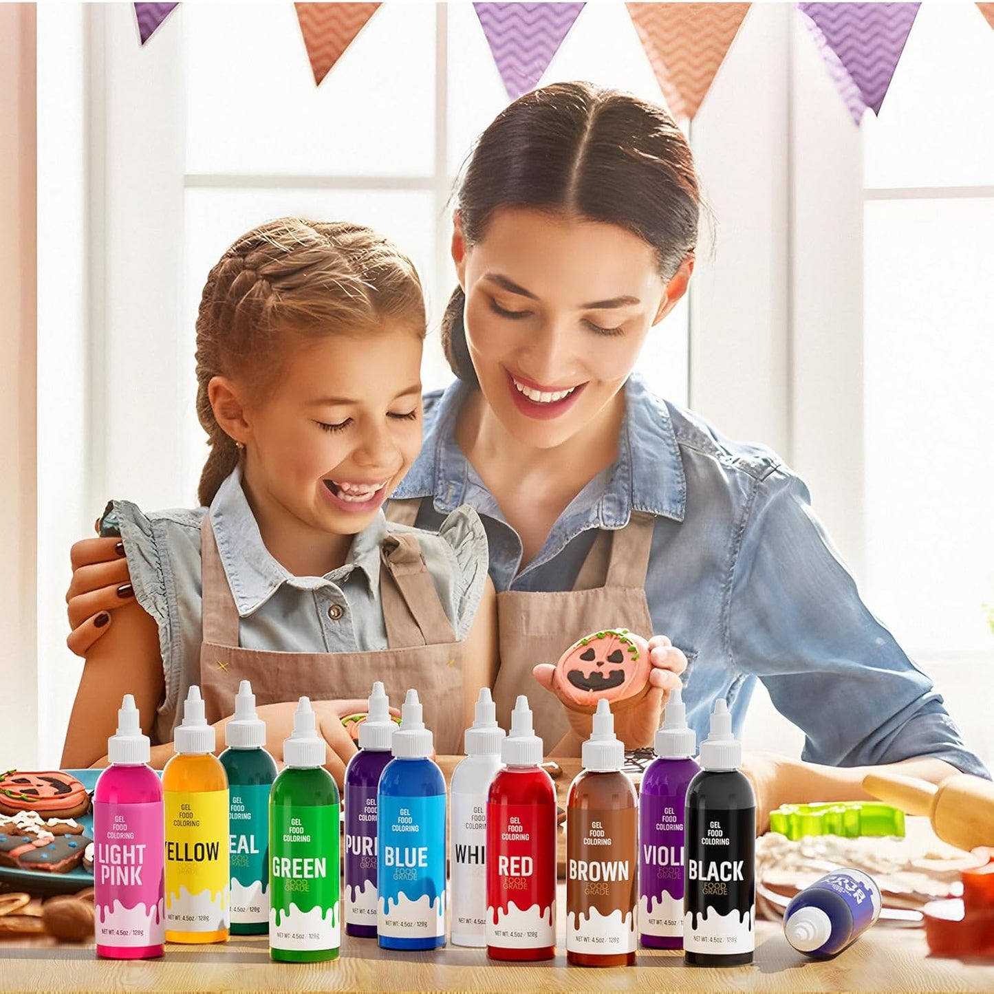 Skiennix Food Coloring Gel - Vibrant Colors for Baking | Perfect for Cakes and Desserts