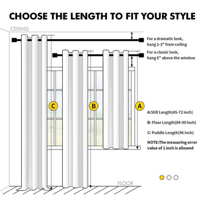 MIULEE Light Grey Blackout Curtains for Bedroom Living Room 72 Inches Long 2 Panels, Thermal Insulated Room Darkening Drapes Solid Grommet Noise Reduction Light Blocking Window Treatments 40x72 Inch