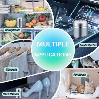 Skiennix Refrigerator Deodorizer - Activated Carbon Odor Eliminator for Fridge, Freezer, and More