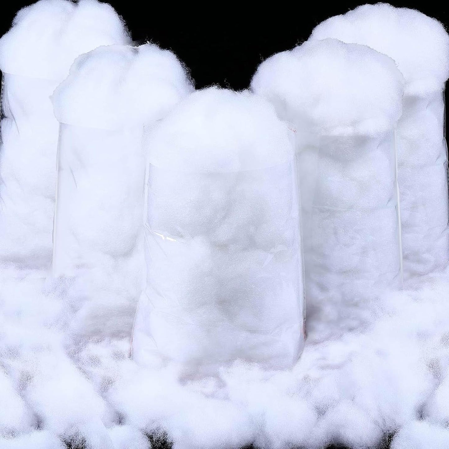 Shappy Christmas Fake Snow | 52.91 Ounce Fluffy White Cloud Fiber for Indoor Decor