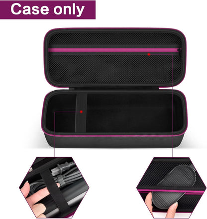 Steamer Case - Jack & Rose Compatible Handheld Iron Storage Bag with Mesh Pocket - Black