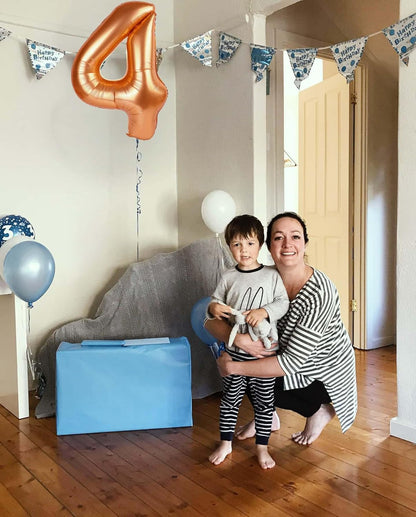 Orange Number Balloon by [Brand Name] - 40 Inch 0 Balloon for Birthday Decorations | Perfect for Parties