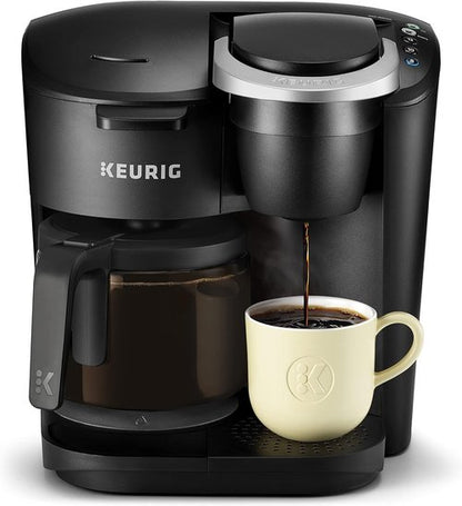 Keurig K-Duo Essentials Coffee Maker - Single Serve & Carafe Brewing | Versatile & Convenient