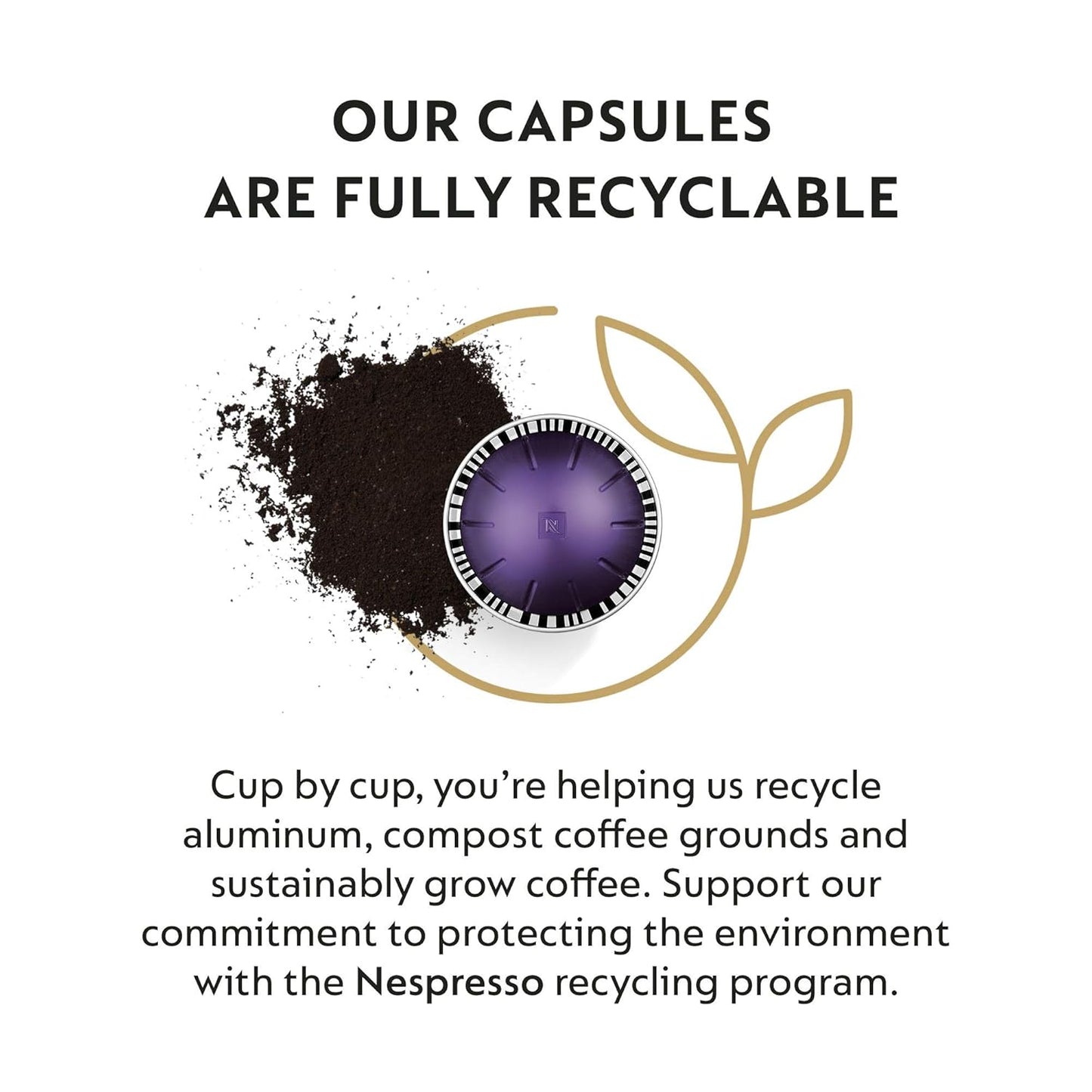 Nespresso Altissio Espresso Capsules - Medium Roast Coffee Pods | 50 Count, Perfect for 1.35oz Brews