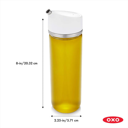 OXO Good Grips 12 Oz Precision Pour Glass Oil Dispenser - Effortless Pouring & Control