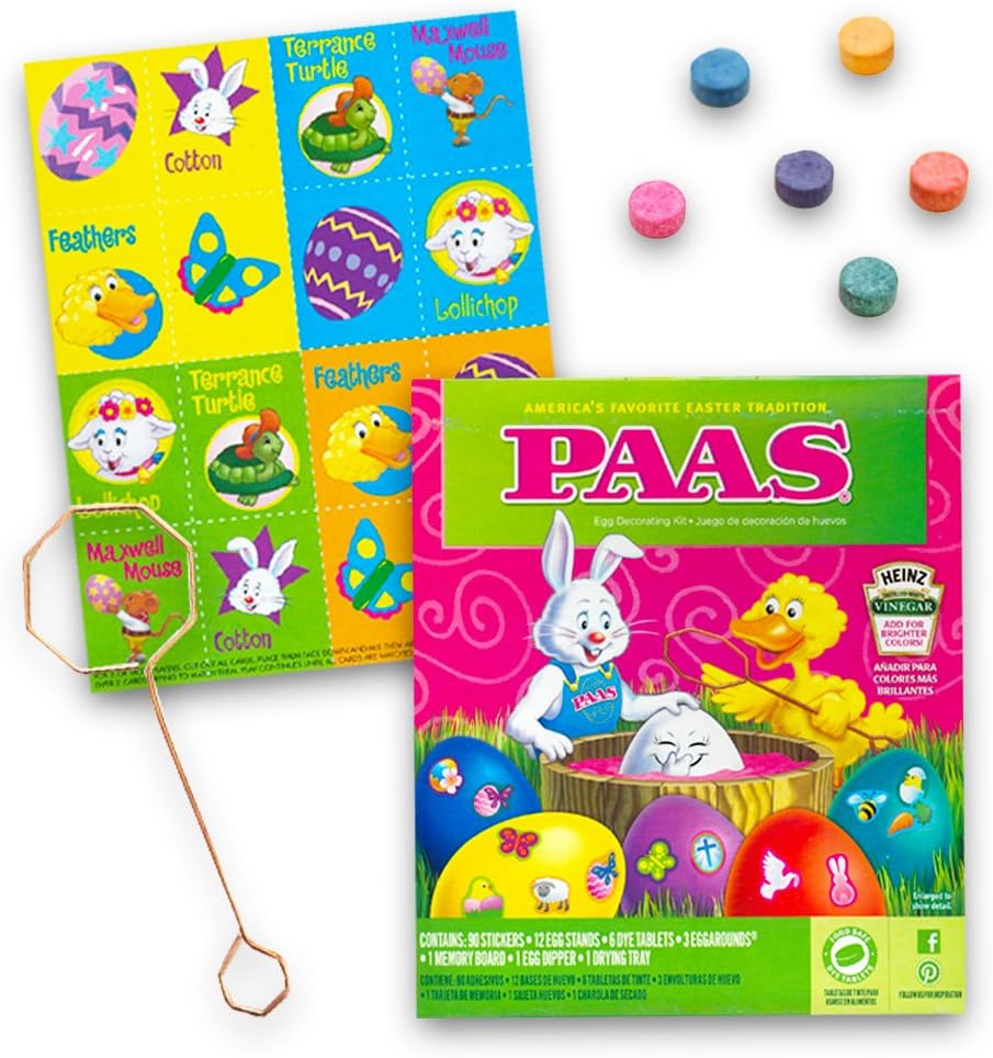 PAAS Friends Egg Decorating Kit - Creative Fun for All Ages | Medium Size