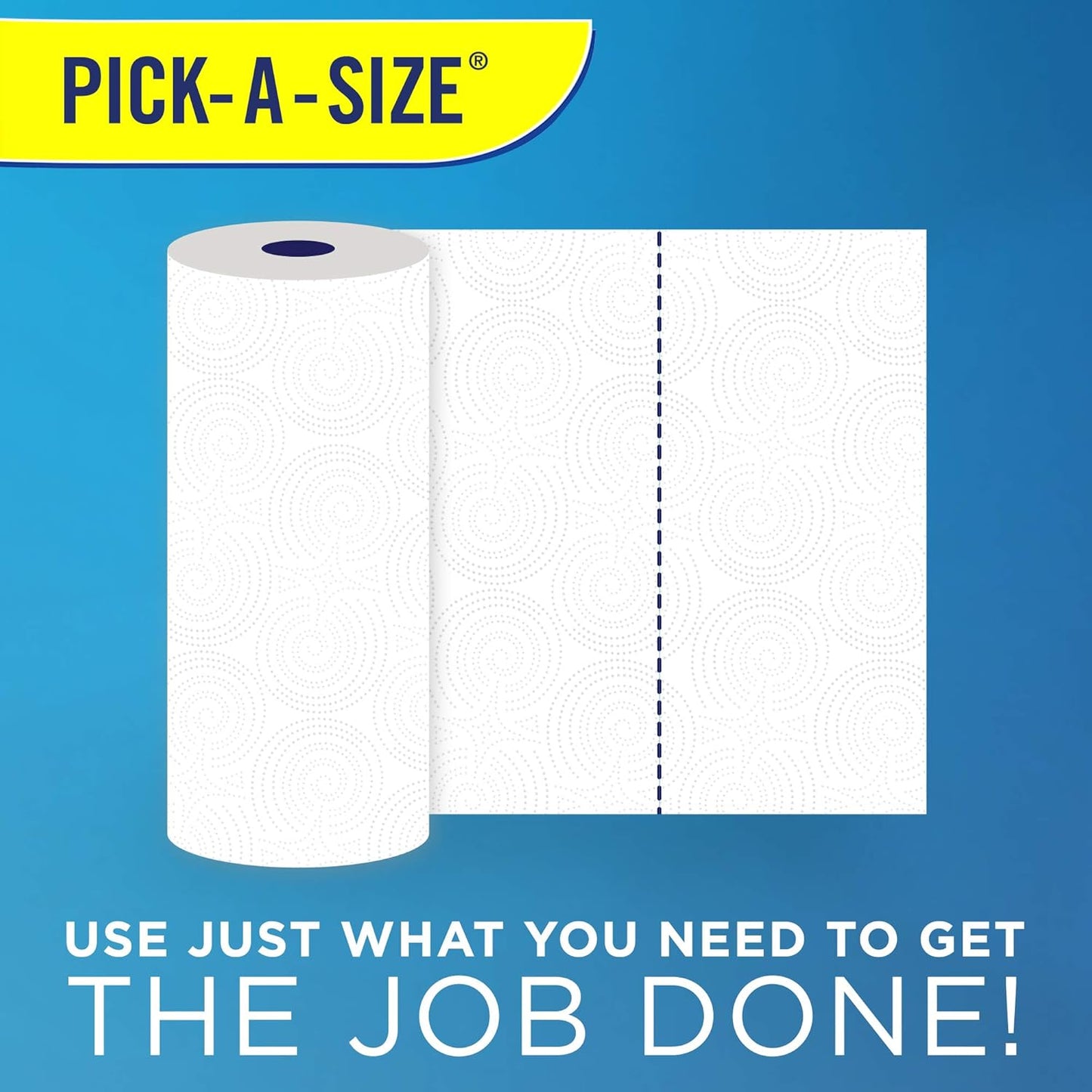 Sparkle Paper Towels - Pick-A-Size, 2 Rolls = 4 Regular Rolls | Everyday Value Pack of 24 Rolls