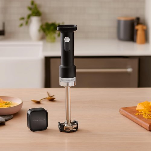 KitchenAid Go™ Cordless Hand Blender - Sleek Black Matte Design | Perfect for Easy Blending