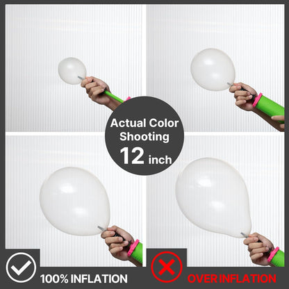 PartyWoo Clear Balloon Arch Kit - 127pcs in Various Sizes for Weddings, Graduations & Celebrations