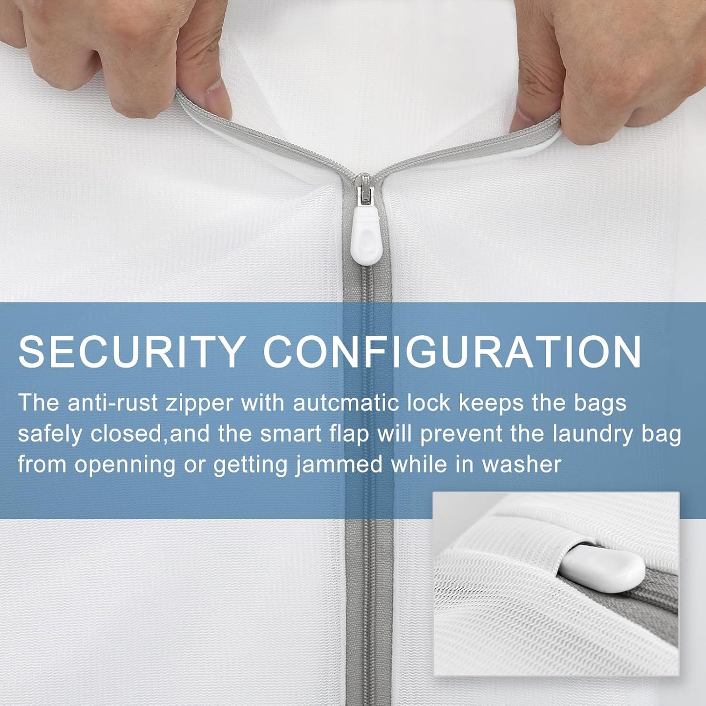 Muchfun Durable Fine Mesh Laundry Bags - 4 Pcs for Delicates | 16 x 20 Inches (Large Size)